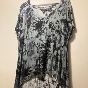 Rock & Republic Blue/grey Tye Dye Shirt